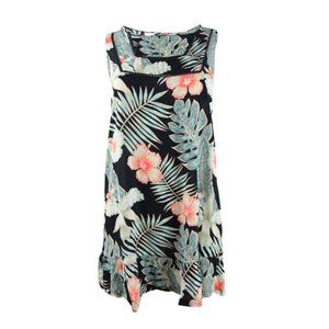 Roxy Floral-Print Dress Swim Cover-Up